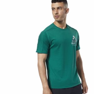 Reebok One Series Training Speedwick T Shirt Herren - Grün - DE 680-DJY